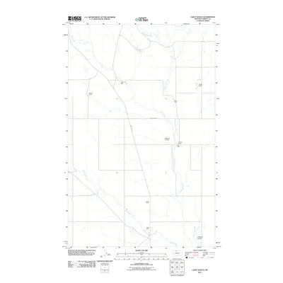 2011 Map of Lakey Ranch, 2011 Print
