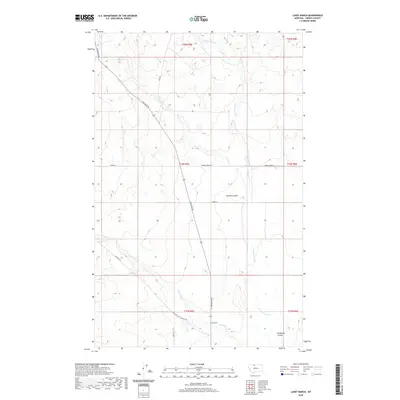 2020 Map of Lakey Ranch, 2020 Print