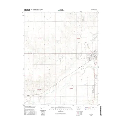 2016 Map of Lakin, 2016 Print