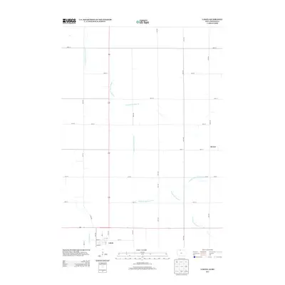 2013 Map of Lakota, 2013 Print