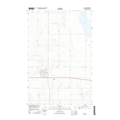 2014 Map of Lakota, 2014 Print