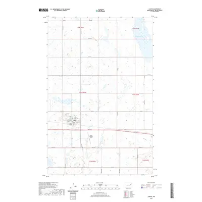 2020 Map of Lakota, 2020 Print