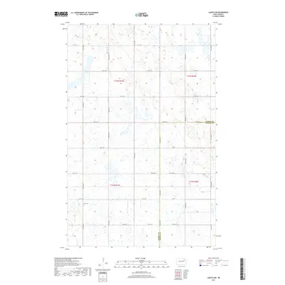 2017 Map of Lakota NW, 2017 Print