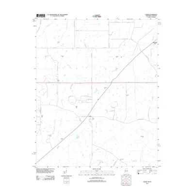 2012 Map of Lamar, 2012 Print