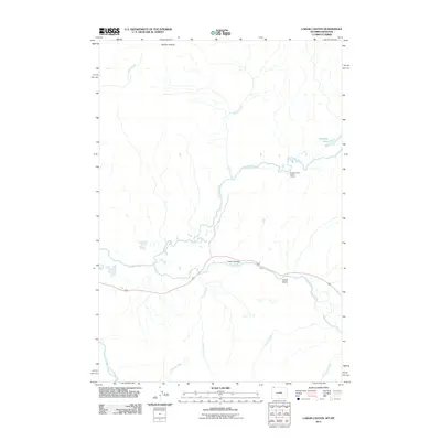 2011 Map of Lamar Canyon, 2011 Print
