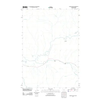 2012 Map of Lamar Canyon, 2012 Print