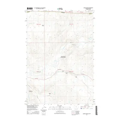 2015 Map of Lamar Canyon, 2015 Print