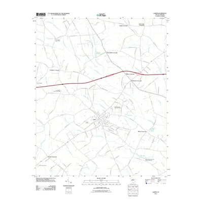 2011 Map of Lamar, 2011 Print
