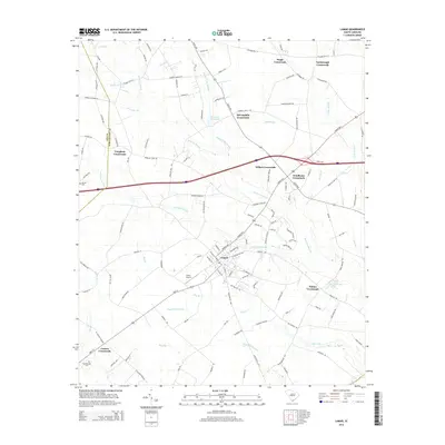2014 Map of Lamar, 2014 Print