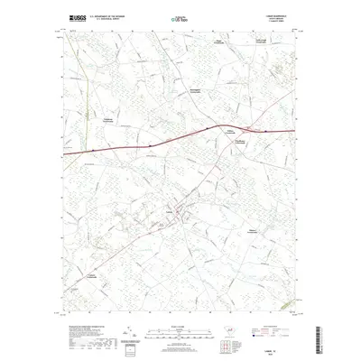 2020 Map of Lamar, 2020 Print