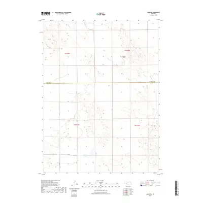 2017 Map of Lamar NE, 2017 Print