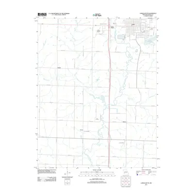 2011 Map of Lamar South, 2011 Print