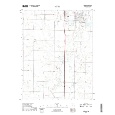 2017 Map of Lamar South, 2017 Print