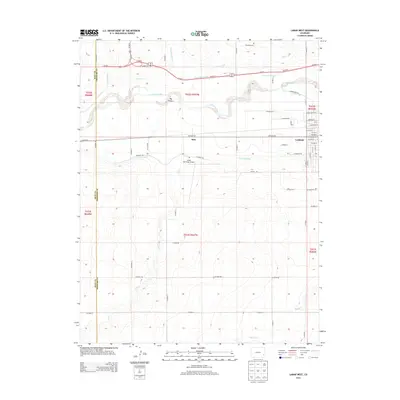 2013 Map of Lamar West, 2013 Print