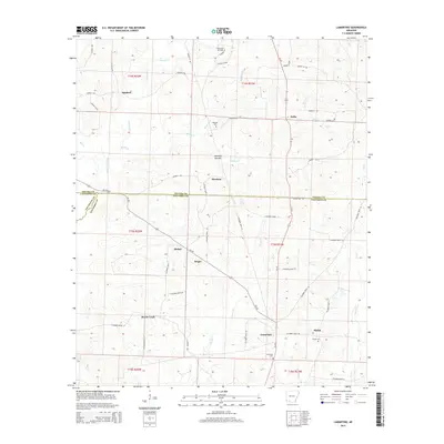 2014 Map of Lamartine, 2014 Print