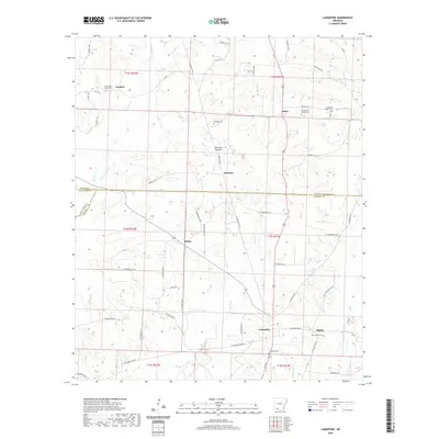 2020 Map of Lamartine, 2020 Print