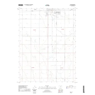 2019 Map of Lamb, 2019 Print