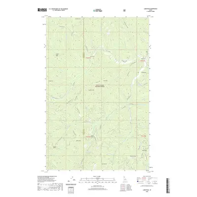 2020 Map of Lamb Peak, 2020 Print