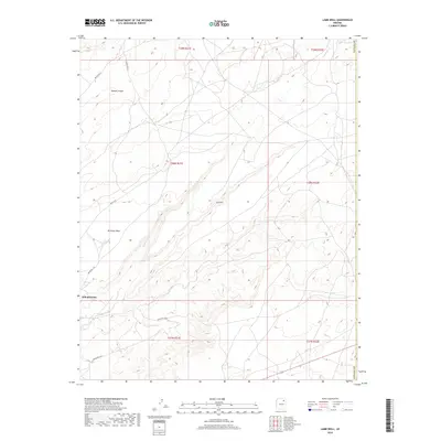 2018 Map of Lamb Well, 2018 Print