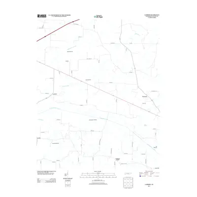 2013 Map of Lambert, 2013 Print