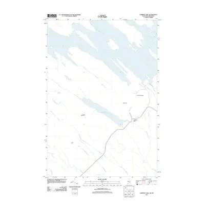 2011 Map of Lambert Lake, 2011 Print