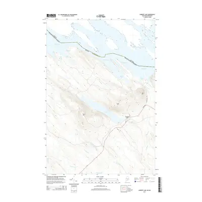 2014 Map of Lambert Lake, 2014 Print