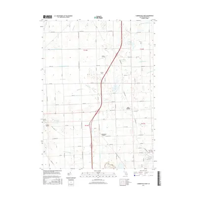 2017 Map of Lambertville West, 2017 Print