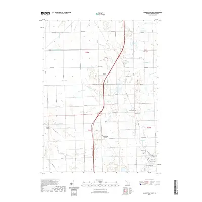 2019 Map of Lambertville West, 2019 Print