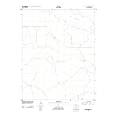 2010 Map of Lambing Spring, 2010 Print