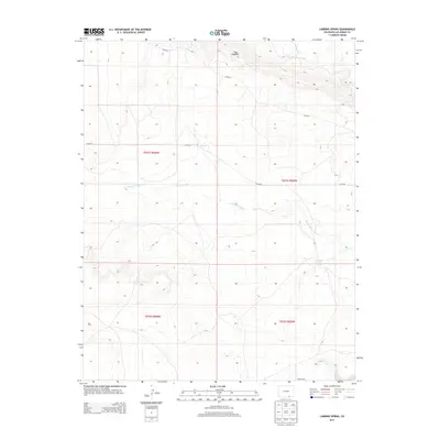 2013 Map of Lambing Spring, 2013 Print
