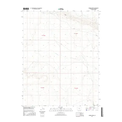 2016 Map of Lambing Spring, 2016 Print