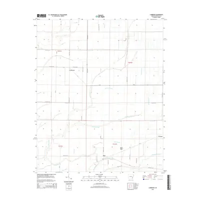 2014 Map of Lambrook, 2014 Print