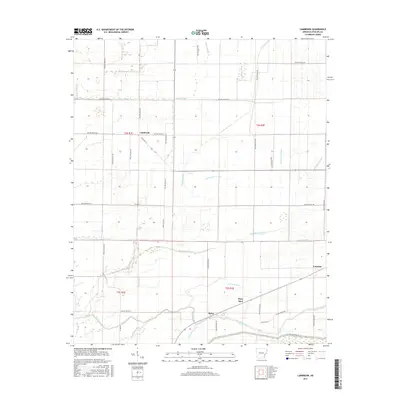 2017 Map of Lambrook, 2017 Print