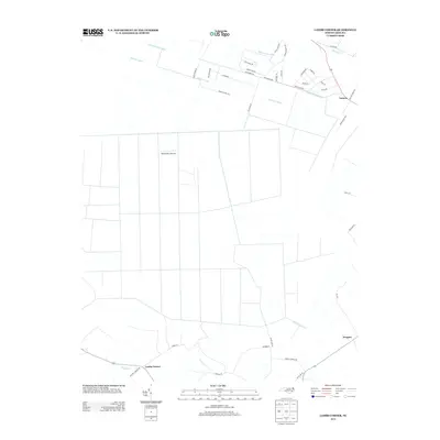 2013 Map of Lambs Corner, 2013 Print