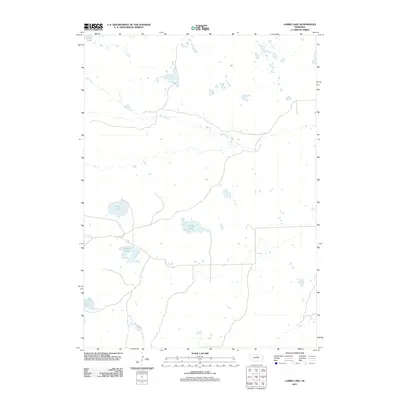 2011 Map of Lambs Lake, 2011 Print