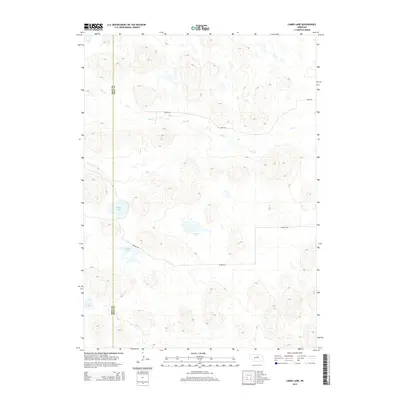 2014 Map of Lambs Lake, 2014 Print
