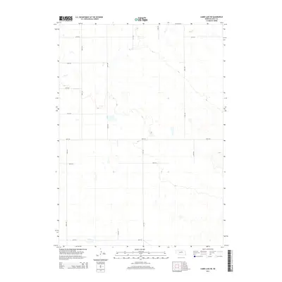 2014 Map of Lambs Lake NE, 2014 Print