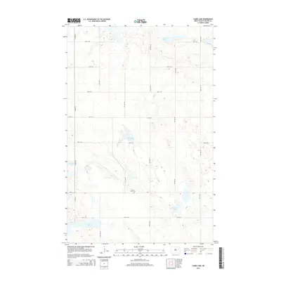 2014 Map of Lambs Lake, 2014 Print