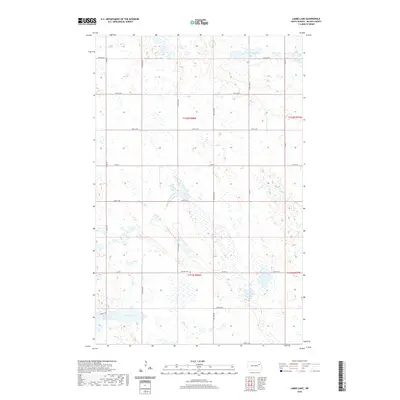 2020 Map of Lambs Lake, 2020 Print