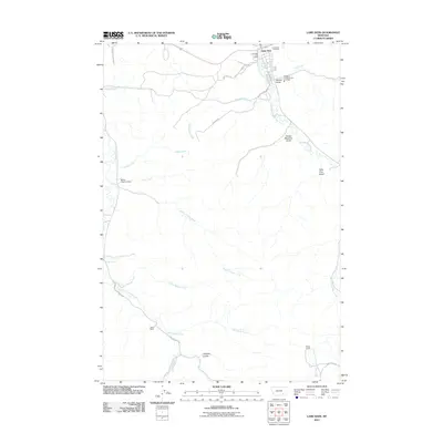 2011 Map of Lame Deer, 2011 Print