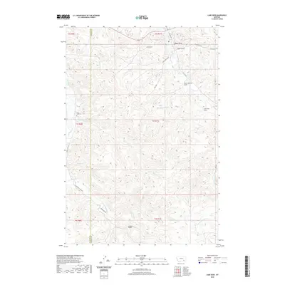 2020 Map of Lame Deer, 2020 Print