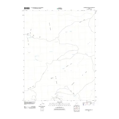 2010 Map of Lamerdorf Peak, 2010 Print