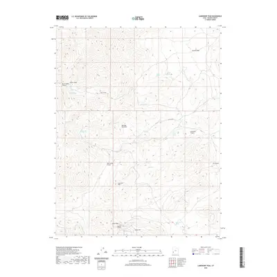 2020 Map of Lamerdorf Peak, 2020 Print