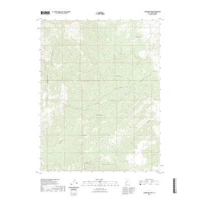 2023 Map of Lamerdorf Peak, 2023 Print