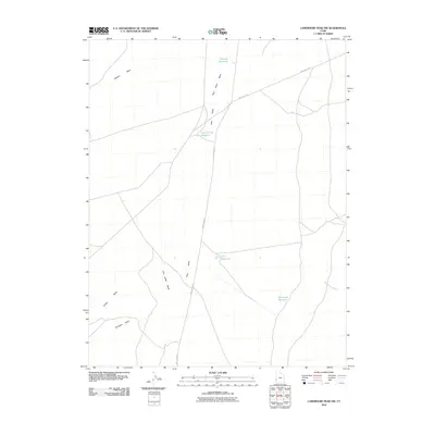 2010 Map of Lamerdorf Peak NW, 2010 Print