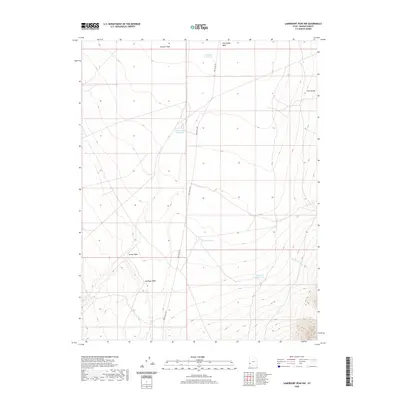 2020 Map of Lamerdorf Peak NW, 2020 Print