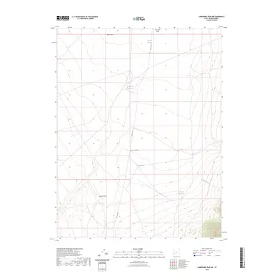 2023 Map of Lamerdorf Peak NW, 2023 Print