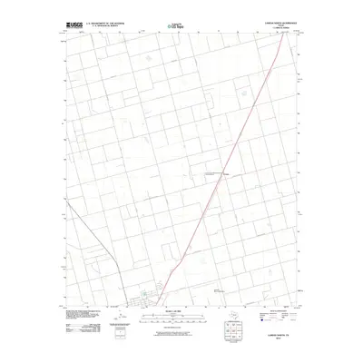 2010 Map of Lamesa North, 2010 Print