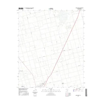2016 Map of Lamesa North, 2016 Print