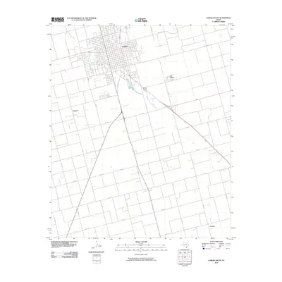 2010 Map of Lamesa South, 2010 Print